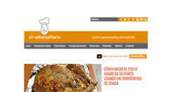 Desktop Screenshot of elsaberculinario.com